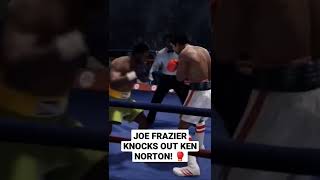 Joe Frazier Knocks Out Ken Norton! 🥊 #Shorts | Fight Night Champion Simulation