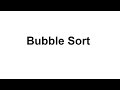 Programming Bubble Sort Algorithm | Java Tutorial