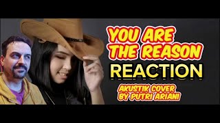 Calum Scott - You Are The Reason (Putri Cover) REACTION