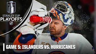 New York Islanders vs. Carolina Hurricanes: First Round, Gm 5 | Full Game Highlights
