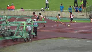 2018 0701 宮崎県中学通信陸上 共通女子4×100mR決勝6組