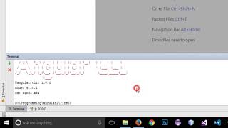 01 Angular 4 Tutorial Installation #1