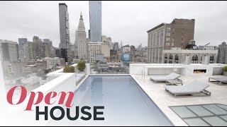 Inside a Stunning Penthouse with 30' Rooftop Pool  in Flatiron | Open House TV