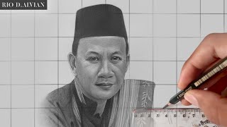 Cara menggambar sketsa wajah dengan grid - 90% Akurat ( Tutorial #1 )