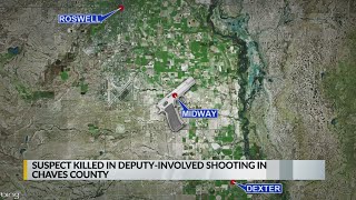 Suspect dead following shooting involving Chaves County Sheriff's Office