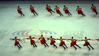 World Synchronized Skating Championship 2015 Hamilton, Canada -Italian team