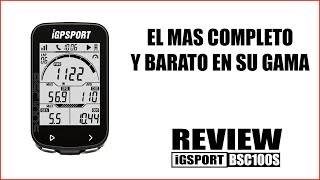 REVIEW del GPS BSC100S de iGSPORT - El GPS de iniciación mas COMPLETO Y BARATO
