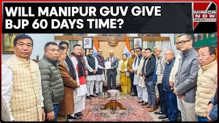 BJP Delegation Meets Manipur Governor As Search For New CM Continues; Biren Out, Crisis Persists