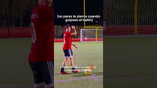 Como pegarle fuerte el balón? #futbol #soccer #futbolistas #tutorial