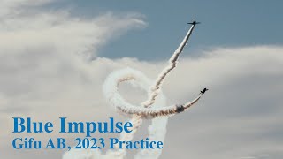 [4K] JASDF Blue Impulse Airshow Practice in Gifu AB