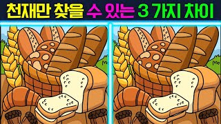 #43 [틀린그림찾기] 🧐 천재만 찾을 수 있는 3 ﻿가지 차이!  [다른그림찾기/치매 예방]