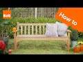 How to restore wooden garden furniture