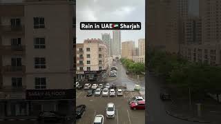 വീണ്ടും മഴ Rain in UAE Sharjah Abushagara 🇦🇪