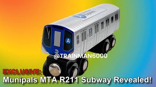 EXCLUSIVE: Munipals MTA R211 Subway Train Revealed -@Trainman6000 12000 Subscribers Special!