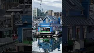 Boathouses at Vancouver waterfront 温哥华船屋