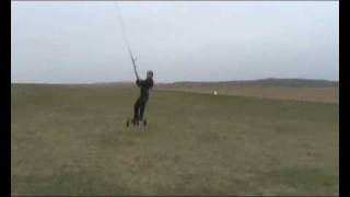 Landkite avec Quentin et Nono