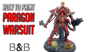 How to paint a Paragon Warsuit