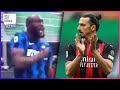 La réaction géniale de Zlatan après le but de Lukaku contre l'AC Milan | Oh My Goal