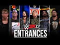 WWE 2K17 Entrances: AJ Styles, Nakamura, Seth Rollins, Roman Reigns, Ambrose & John Cena! #WWE2K17