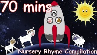 Zoom, Zoom, Zoom, We're Going To The Moon! And lots more Nursery Rhymes! 70 minutes!