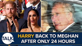 Prince Harry Jets Back To Meghan Markle Only 24 Hours After Landing In UK