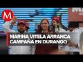 Marina Vitela arranca campaña a gubernatura de Durango con caravana