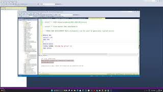 34. SQL SERVER EXCEPTION HANDLING | RAISE ERROR | THROW
