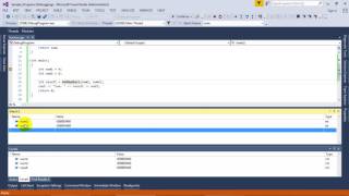 Visual Studio tutorial 5 - How to debug a program