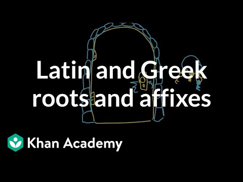 Which term is based on Greek root words meaning ordered arrangement of the home?