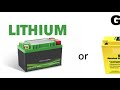 Batería Litio para moto - Lithium battery for motorcycle