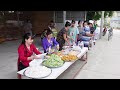 Ngày Mùng 1 Làm 100 Phần Bánh Ướt Chay và Nước Sâm Tặng Bà Con từ Tấm Lòng Dì Ngọc Trinh | HQ #1403