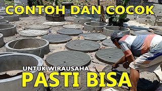 PROSES PEMBUATAN TUTUP BUIS BETON UNTUK SUMUR DAN SEPTICTANK||BIS BETON