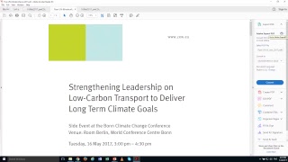 ITDP/ZEW:Strengthening Leadership on Low-Carbon Transport to Deliver Long Term Climate Goals