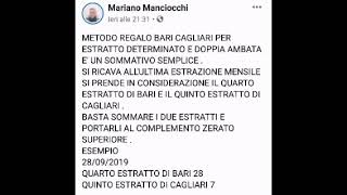 METODO ESTRATTI AMBO TERNO BARI CAGLIARI