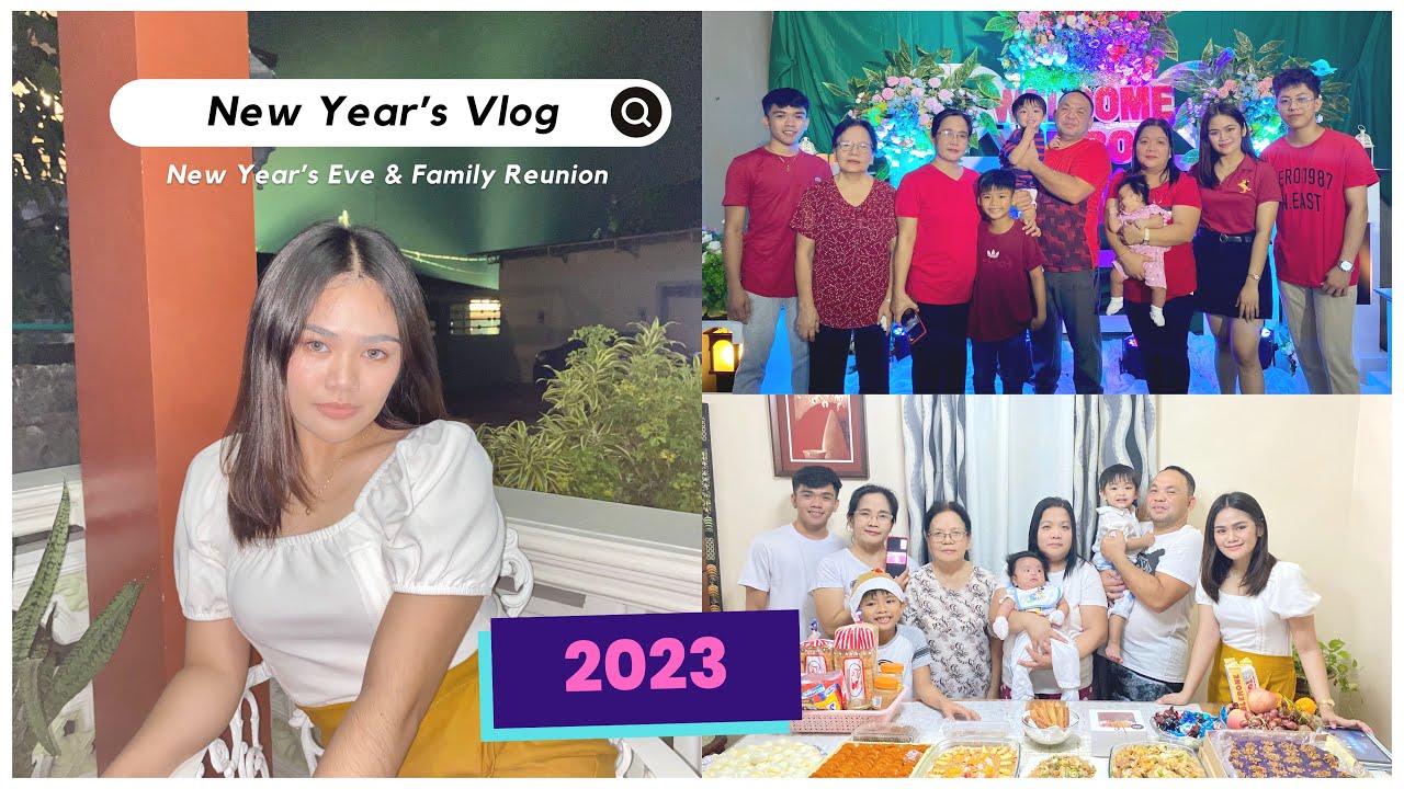 New Yearтащs Vlog 2023 Preparation For New Years Eve Family Reunion ёяож