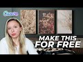 How to make a gallery wall mockup for FREE! Printable wall art mockup for digital products