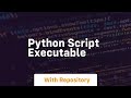 python script executable