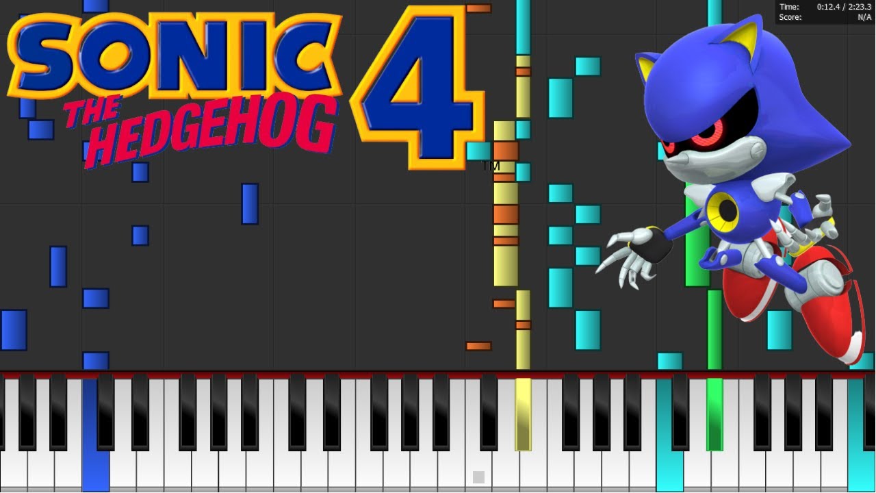 Metal Sonic Sonic 4 Piano Tutorial Youtube