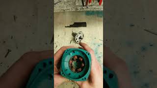 How to repair a stiff makita DGA454  cordless grinder with only a piece of paper.