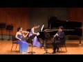 Season 2014-15 JCM-LA Final Concert: Trio for Clarinet, Violin and Piano (Honors)