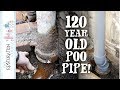 Dealing with Old Cast Iron & Clay Pipes - Oak Porch Build