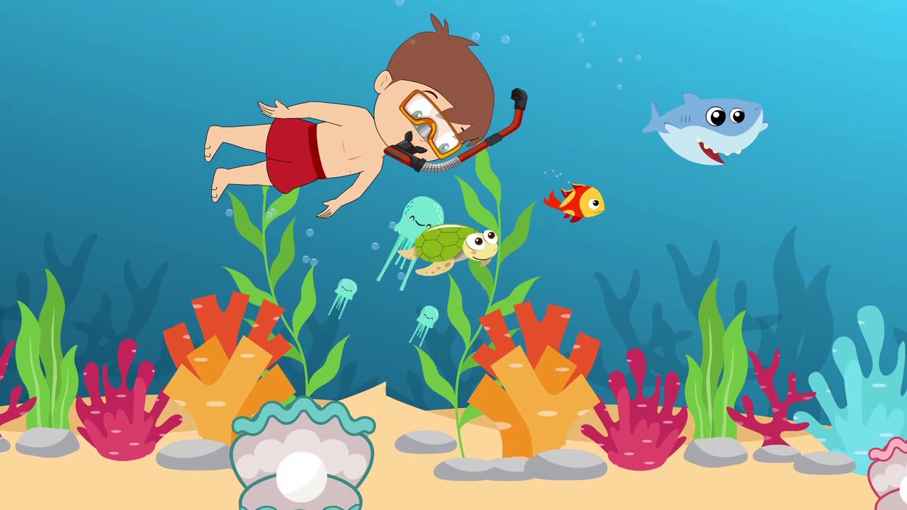 Video Animati Per Bambini: Pesciolino Rosso - Baby Shark - YouTube