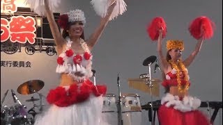 '12 タヒチアンダンス Tahitian Dance オテアOte'a フラガール〜虹を〜※音無しHulaGirl※NoSound フラダンス スパリゾートハワイアンズダンシングチーム 新橋こいち祭