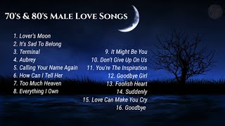 Best of 70's & 80's Male Love Songs | Non-Stop Playlist
