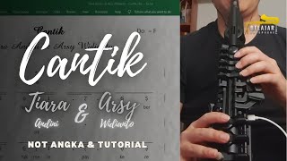 [Saxophone Tutorial] Cantik - Tiara Andini & Arsy Widianto | Not Angka