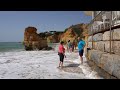 olhos de agua beach in algarve – portugal – 4k full review