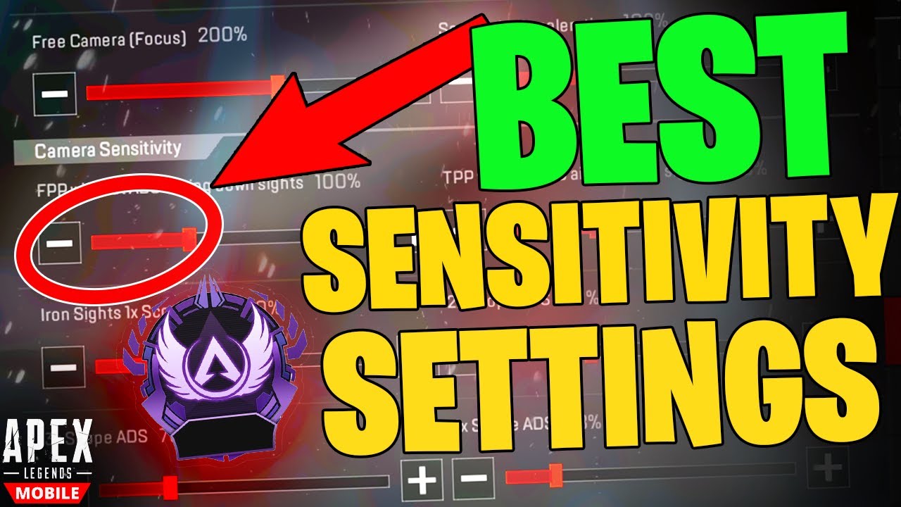 These Are The BEST SENSITIVITY And GYRO SETTINGS For APEX LEGENDS ...