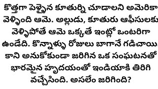 అమెరికా జీవితంl family entertainment story l Telugu kathalu l @sivasena-ur6lq