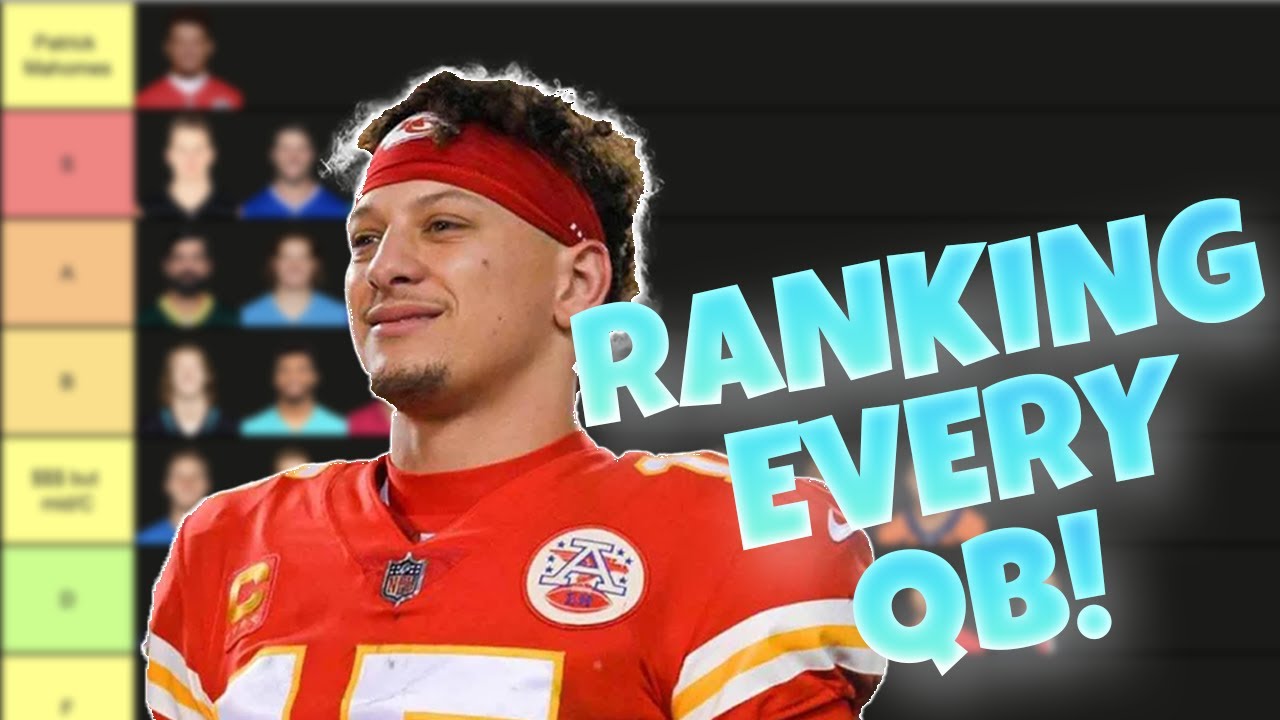 Ranking EVERY Quarterback Tier List 2023!! - YouTube