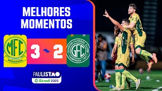 MIRASSOL 3 X 2 GUARANI | MELHORES MOMENTOS | 5ª RODADA | PAULISTÃO SICREDI 2025